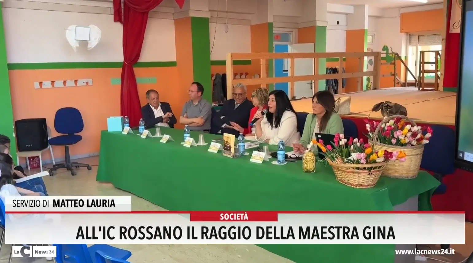 All'Istituto comprensivo di Rossano il raggio della maestra Gina