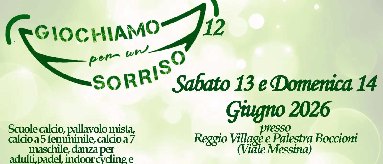 Sport, solidarietà e legalità uniscono Reggio: “Giochiamo per un Sorriso” celebra la dodicesima edizione\n