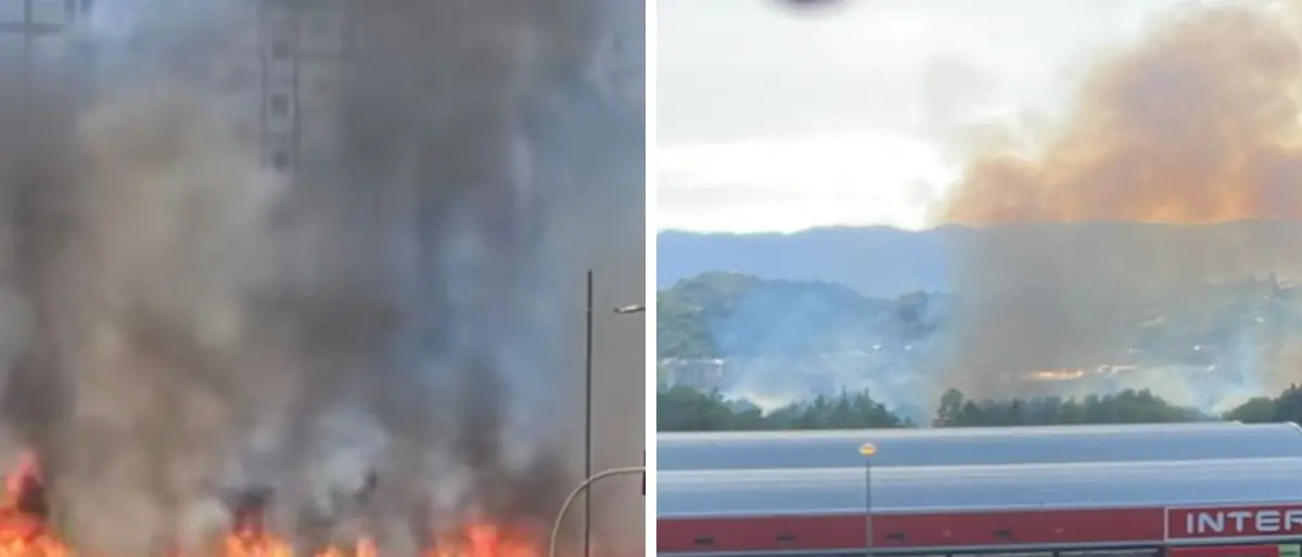 Due incendi tra Cosenza e Rende, vigili del fuoco al lavoro\n