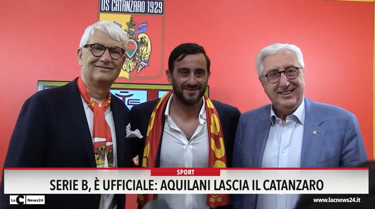 Serie B, è ufficiale: Aquilani lascia il Catanzaro