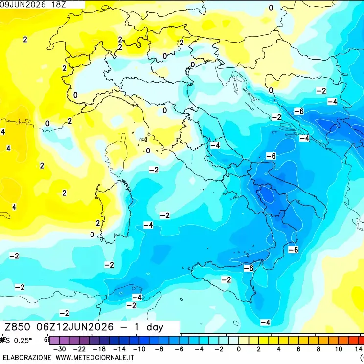 Aria fresca\u00A0nel Catanzarese: temperature in calo e possibili temporali nelle aree interne\n
