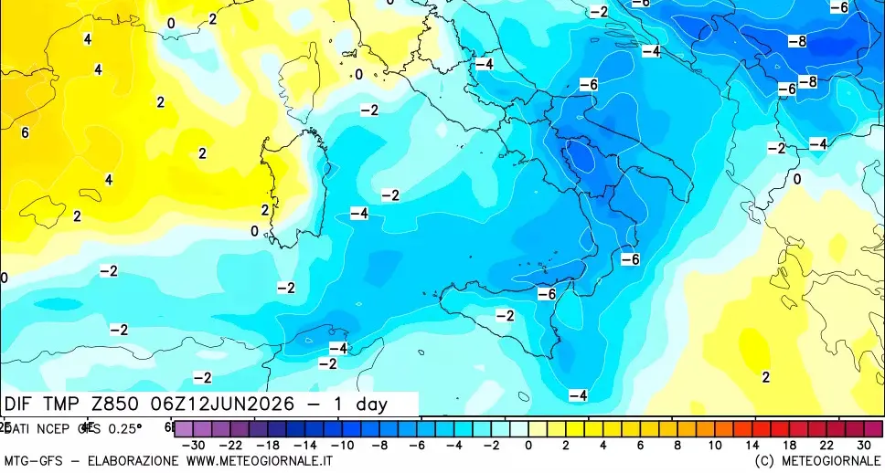 Aria fresca\u00A0nel Catanzarese: temperature in calo e possibili temporali nelle aree interne\n