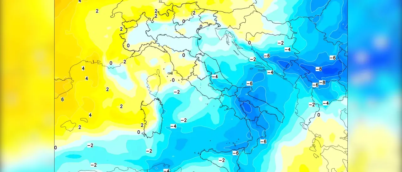 Aria più fresca in Calabria e termometro\u00A0giù di sei gradi, possibili temporali in montagna: le previsioni\n