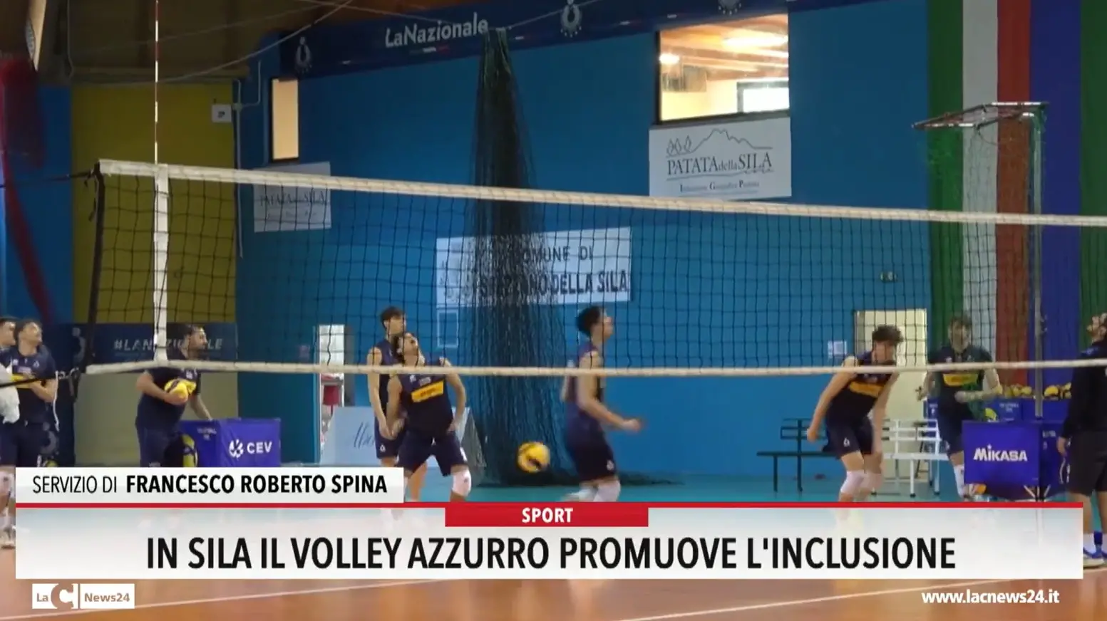In Sila il volley azzurro promuove l'inclusione