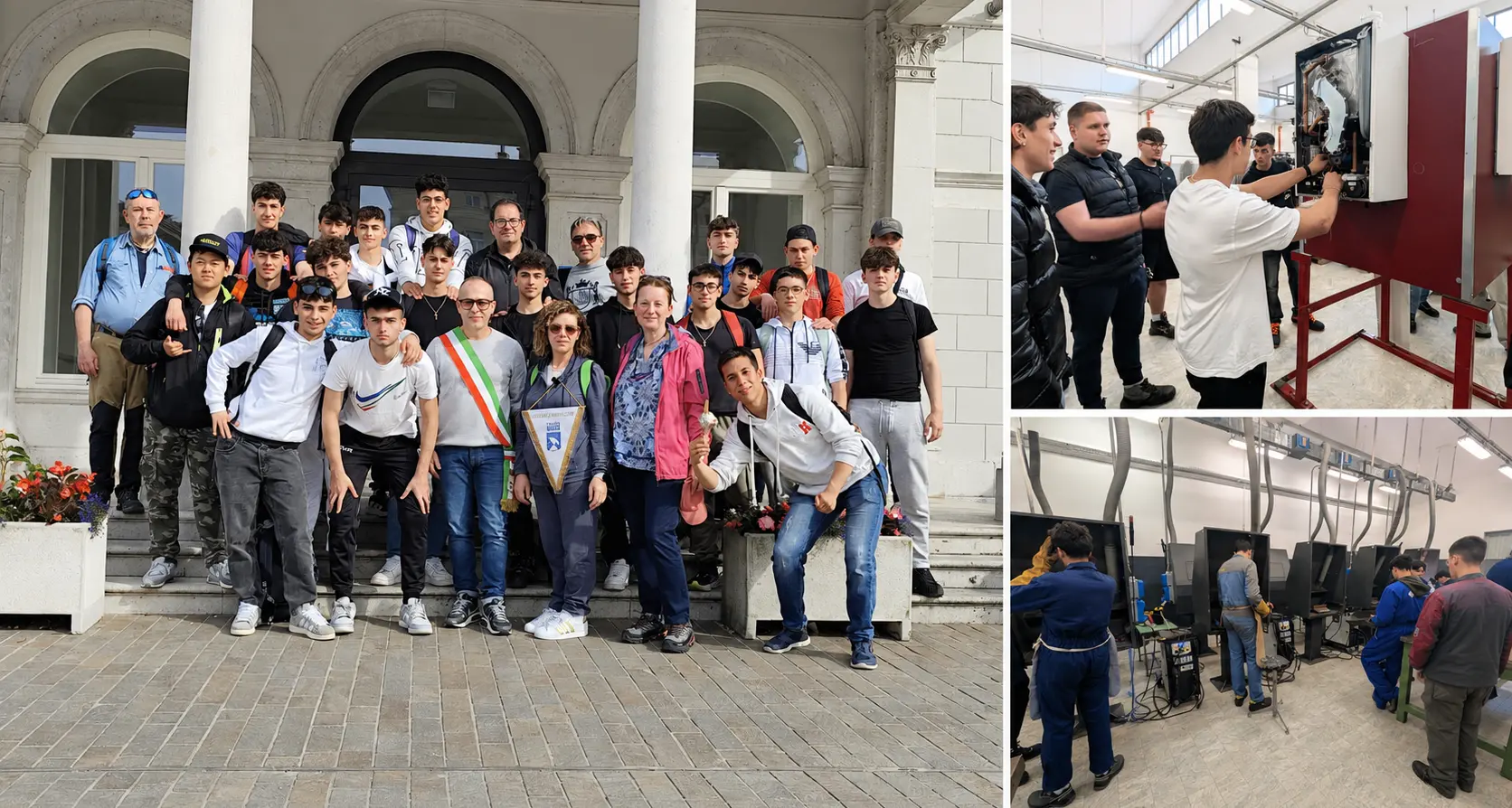 Da Filadelfia al Friuli, gli studenti dell’Ipsia nei laboratori dove scuola e impresa si incontrano\n