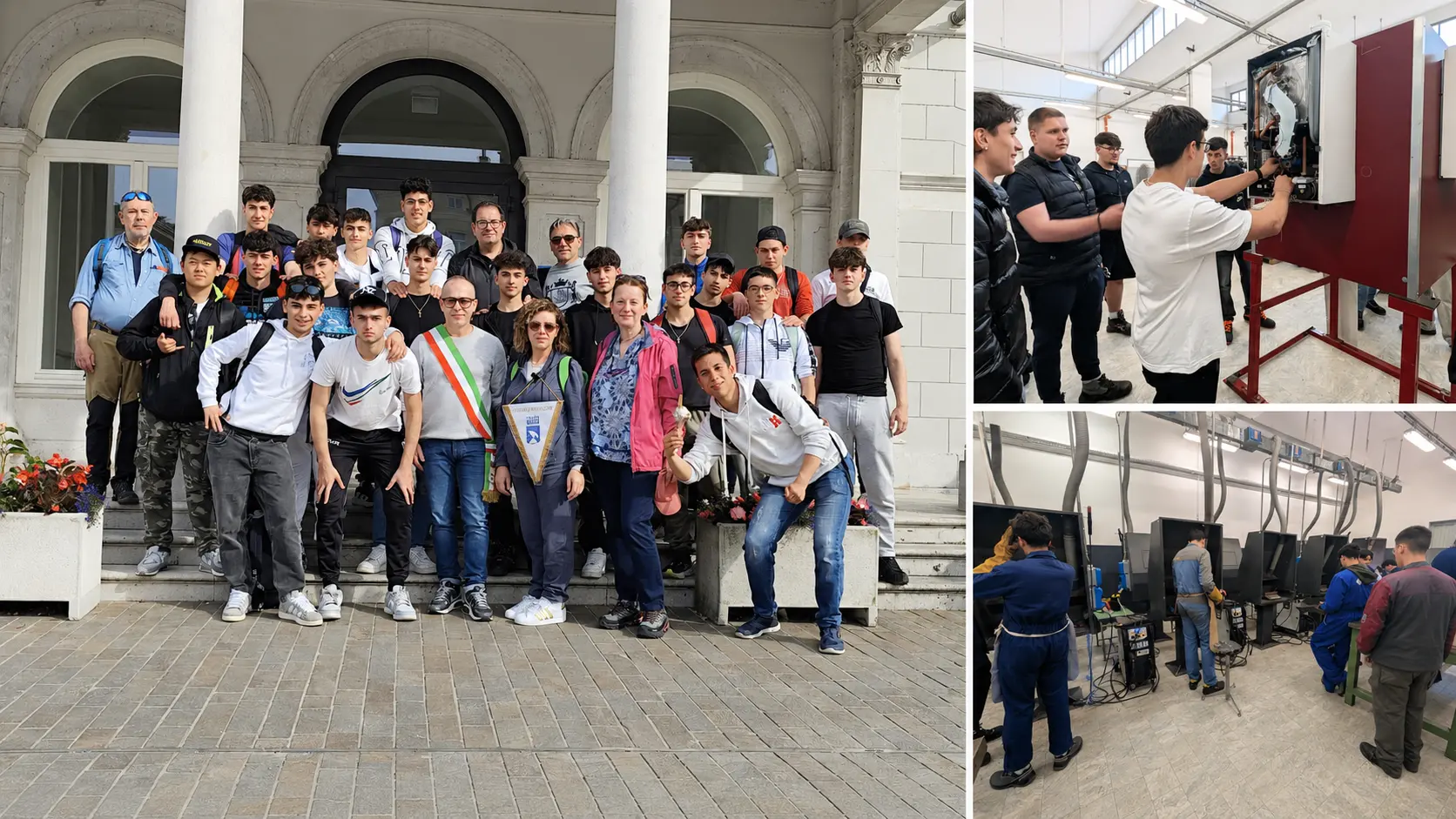 Da Filadelfia al Friuli, gli studenti dell’Ipsia nei laboratori dove scuola e impresa si incontrano\n