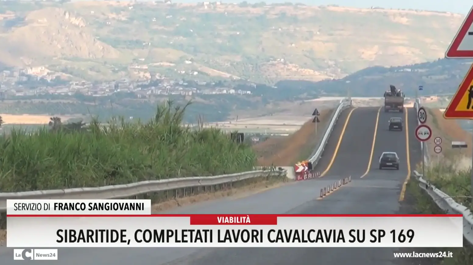 Sibaritide, completati lavori cavalcavia su sp 169