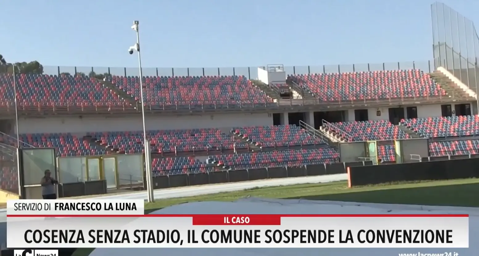 Cosenza senza stadio, il Comune sospende la convenzione
