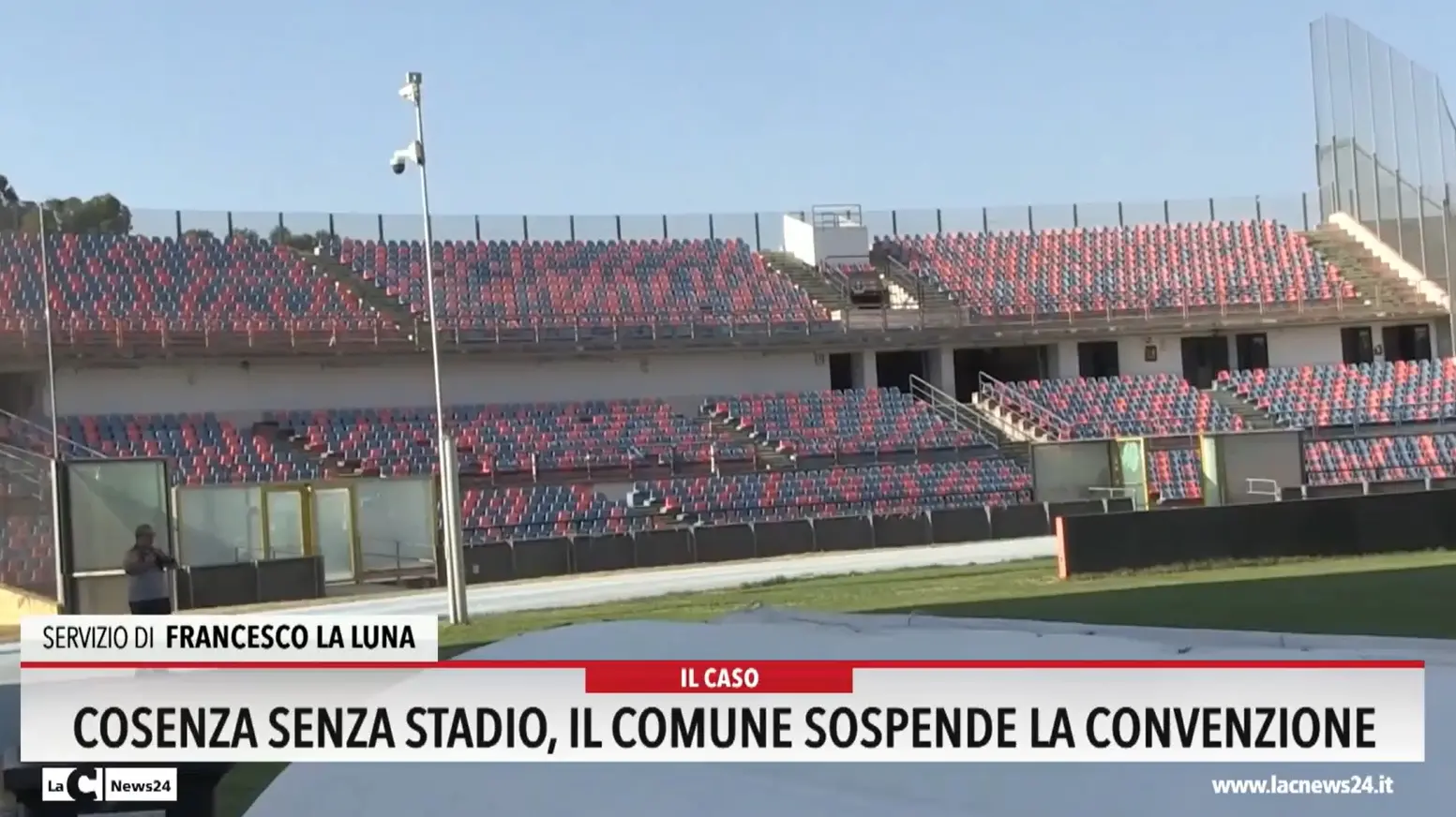 Cosenza senza stadio, il Comune sospende la convenzione