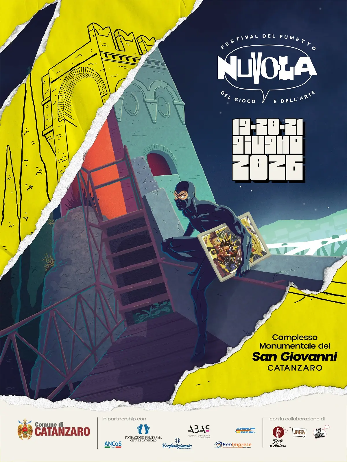 Nuvola Comics, a Catanzaro torna il festival del fumetto: incontri con gli autori, giochi e laboratori con i ragazzi\n