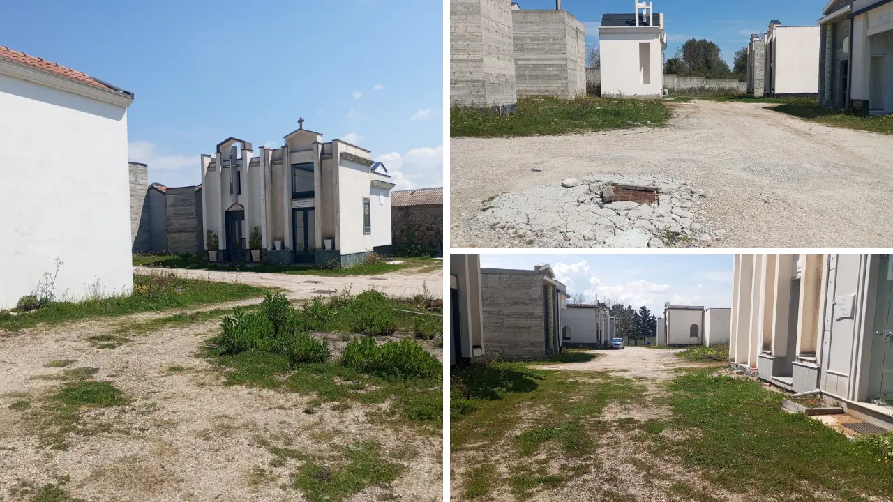 Cimitero di Sant’Onofrio, Mattioli denuncia abbandono e degrado: «Che fine ha fatto il progetto di ampliamento?»\n
