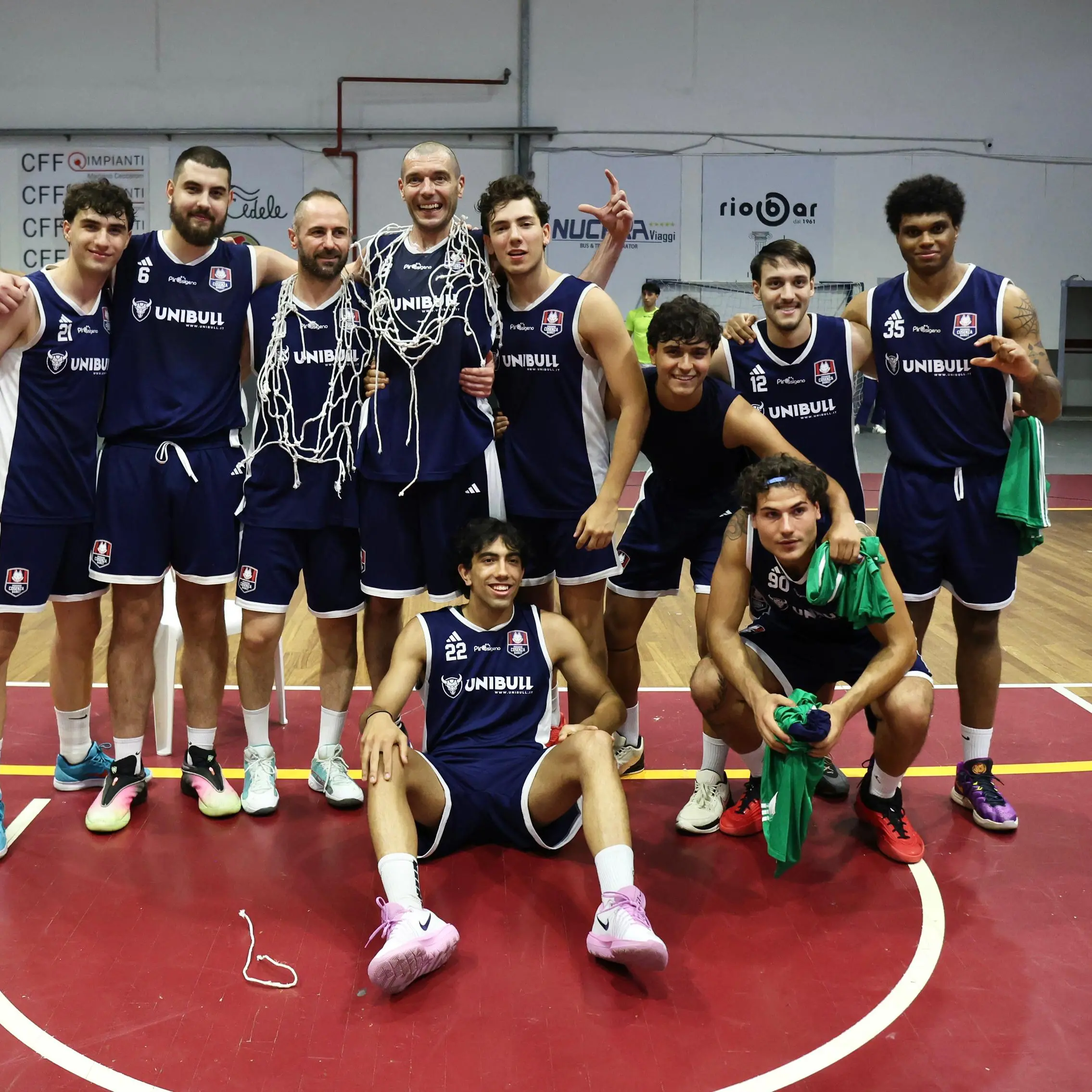 Pirossigeno Cosenza Basket in Serie C, promozione dopo il 20-0 a tavolino\n