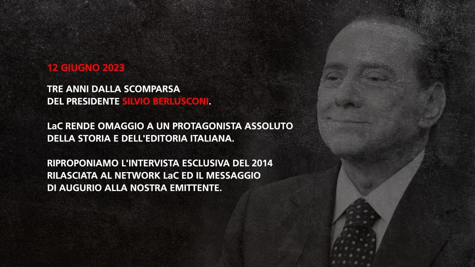 «Bella questa “C” come Calabria», quando Berlusconi si innamorò del progetto LaC: stasera alle 21,30 la sua storica intervista\n