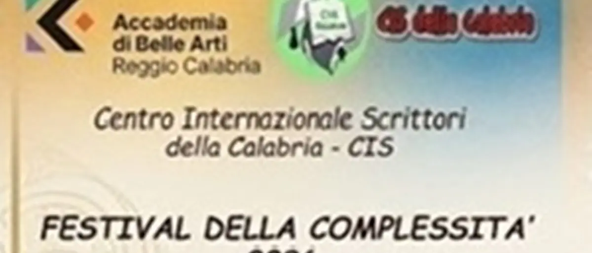 Festival della Complessità a Reggio, domani il secondo incontro\u00A0all’Accademia di Belle Arti\n