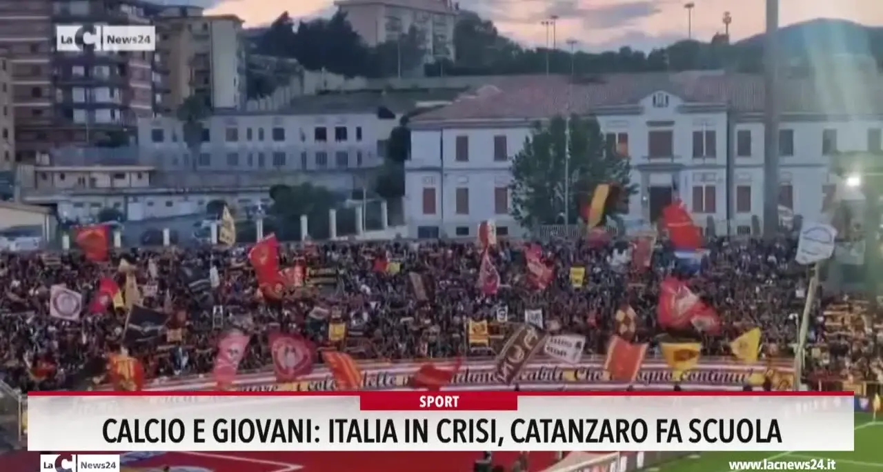 Calcio e giovani, Italia in crisi mentre Catanzaro fa scuola