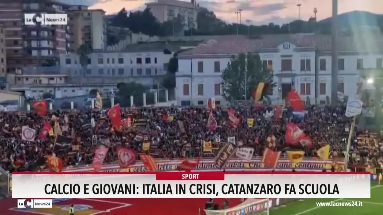 Calcio e giovani, Italia in crisi mentre Catanzaro fa scuola