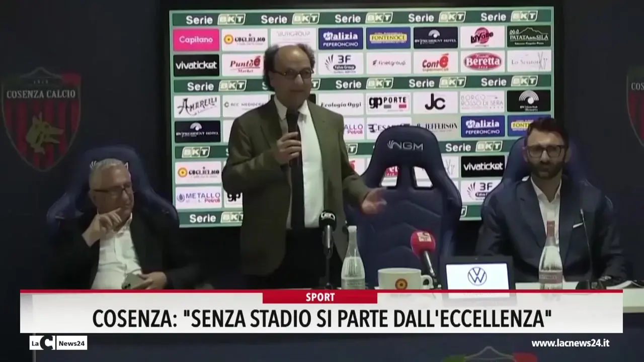 Cosenza: \"Senza stadio si parte dall'Eccellenza\"