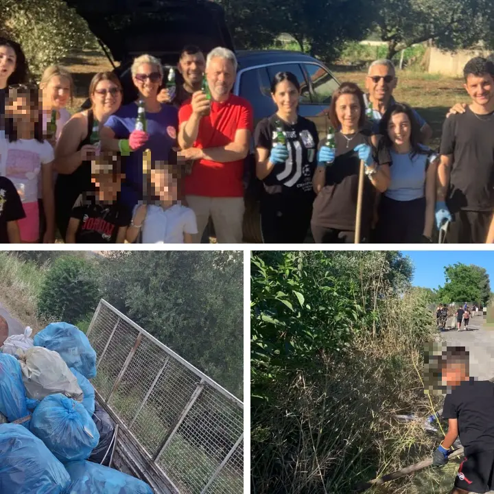 San Calogero, cittadini e amministratori ripuliscono la strada che conduce al Santuario in vista della festa del 2 luglio\n