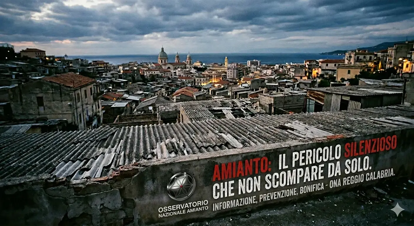 Reggio respira veleno, Alampi (Ona): «Dopo il rogo di Modena,\n\nil neo sindaco Cannizzaro affronti la bomba amianto»\n