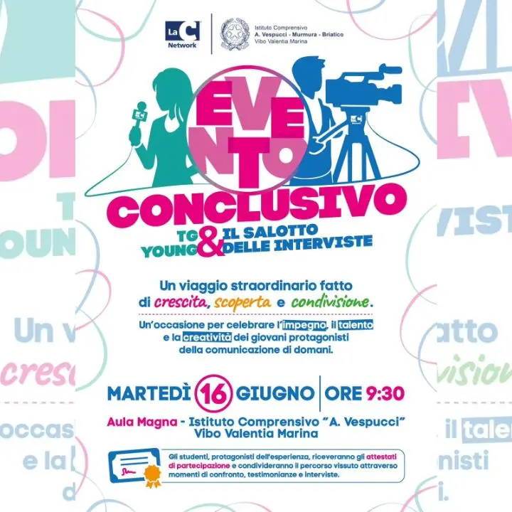 “TG Young” e “Il Salotto delle Interviste”: gli studenti protagonisti dell’evento conclusivo\n