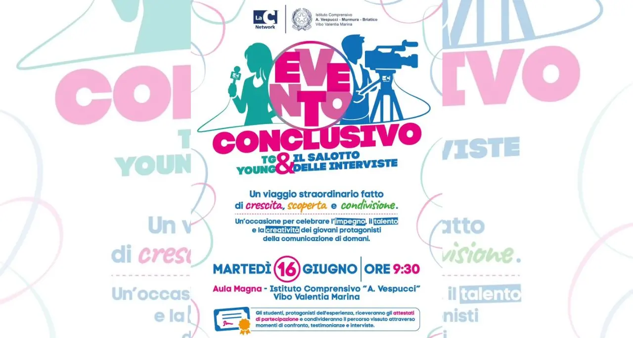 “TG Young” e “Il Salotto delle Interviste”: gli studenti protagonisti dell’evento conclusivo\n
