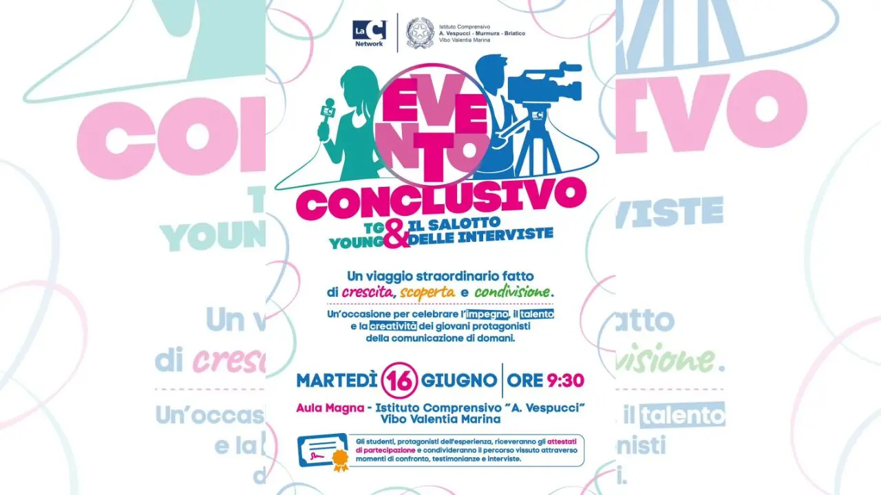 “TG Young” e “Il Salotto delle Interviste”: gli studenti protagonisti dell’evento conclusivo\n