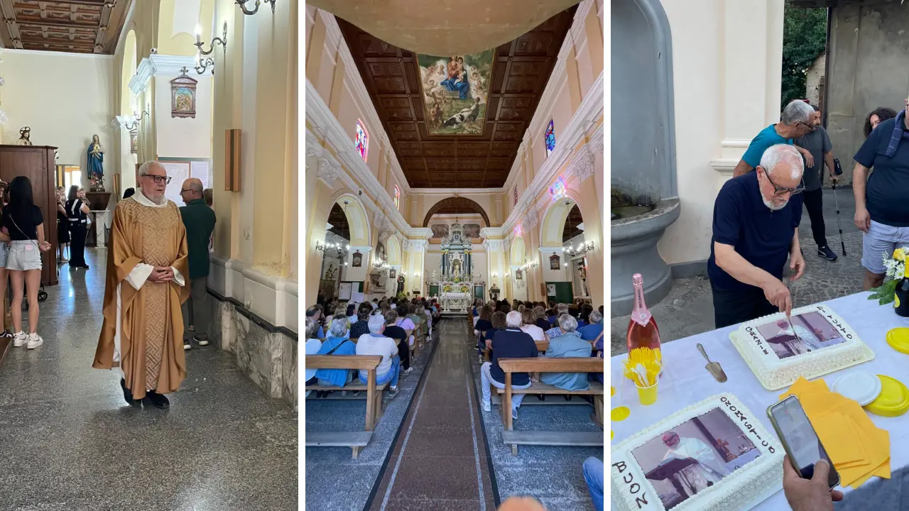 Capistrano saluta Antonio Calafati, il parroco che per 38 anni ha guidato la comunità religiosa e custodito la sua storia\n