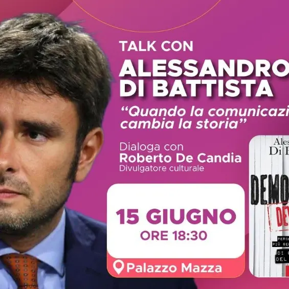 Borgia Community Hub, Alessandro Di Battista chiude la rassegna: confronto su comunicazione e crisi della democrazia\n