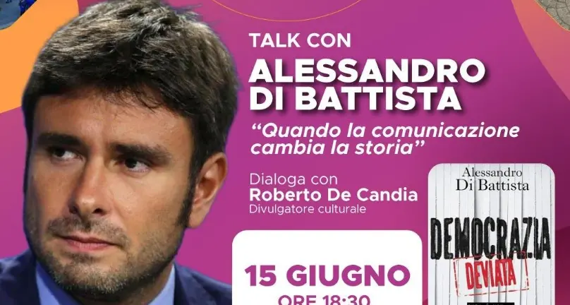 Borgia Community Hub, Alessandro Di Battista chiude la rassegna: confronto su comunicazione e crisi della democrazia\n