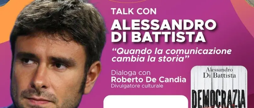 Borgia Community Hub, Alessandro Di Battista chiude la rassegna: confronto su comunicazione e crisi della democrazia\n