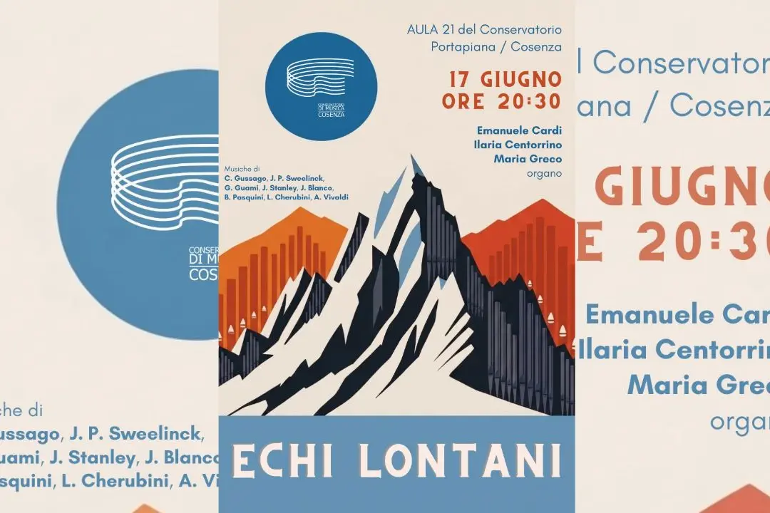 Echi lontani, a Cosenza tutto pronto per il concerto degli organisti Cardi, Centorrino e Greco\n