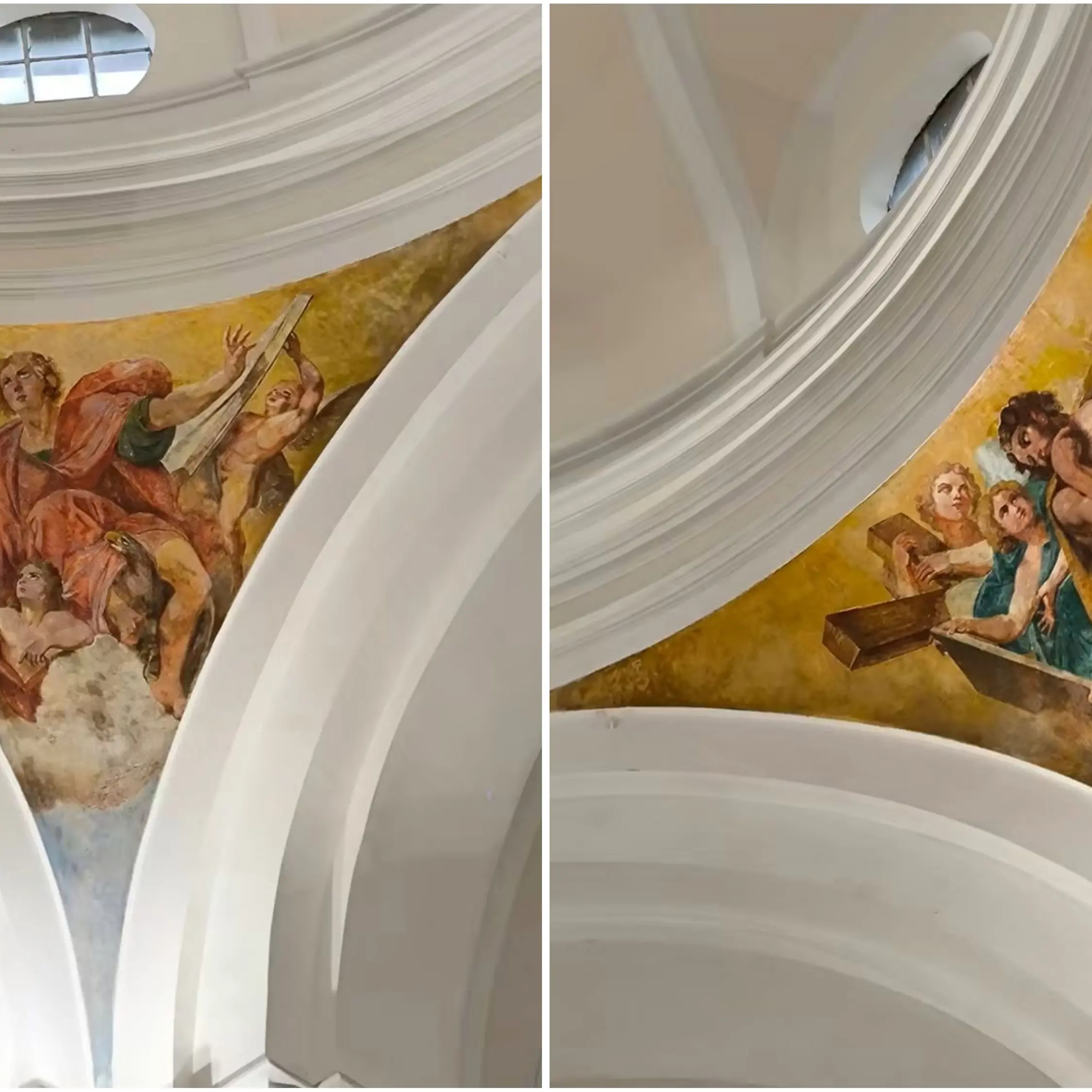 Maida, splendono nuovamente gli affreschi di Zimatore e Grillo nella Chiesa di Santa Maria Cattolica\n
