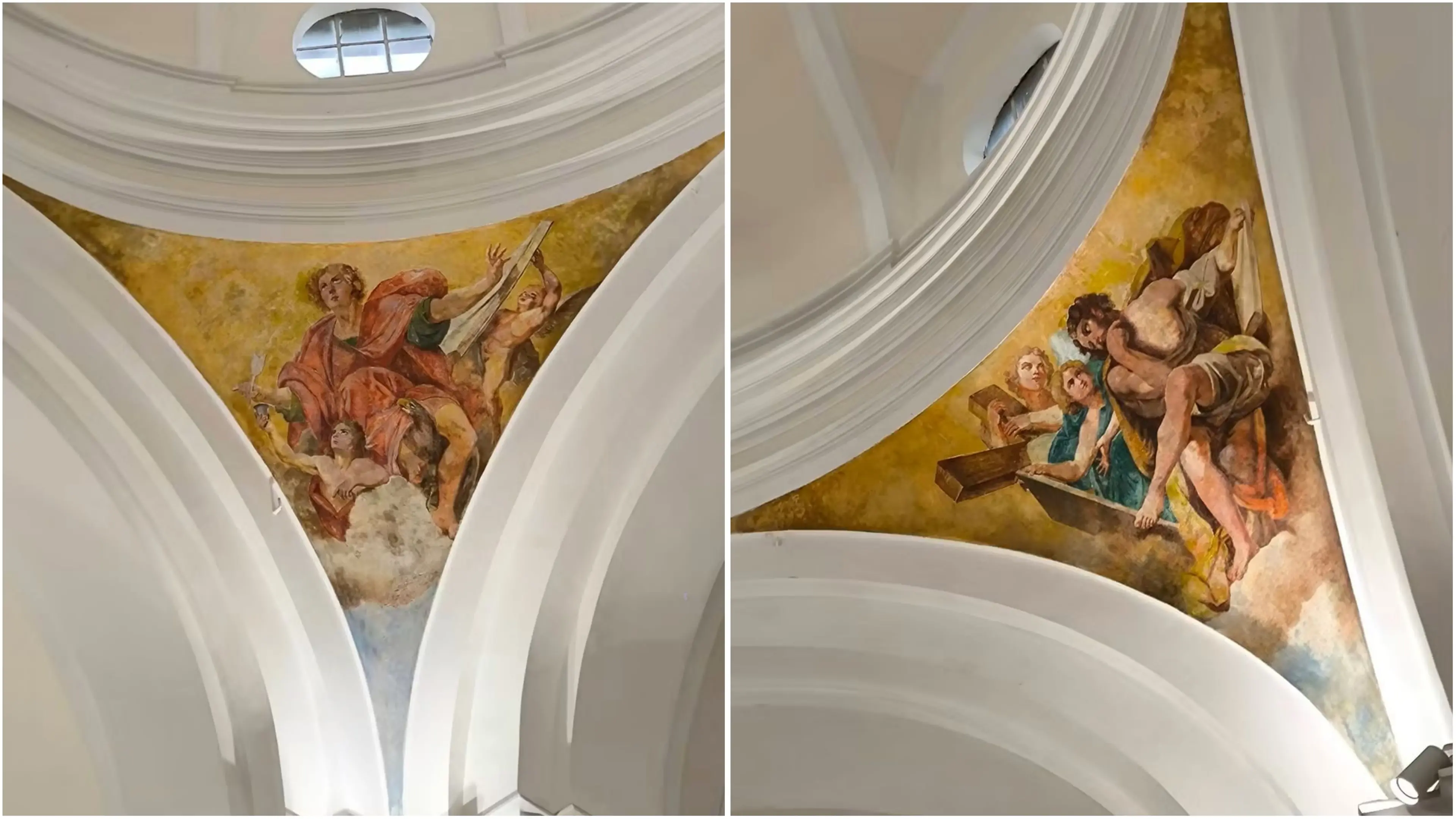 Maida, splendono nuovamente gli affreschi di Zimatore e Grillo nella Chiesa di Santa Maria Cattolica\n