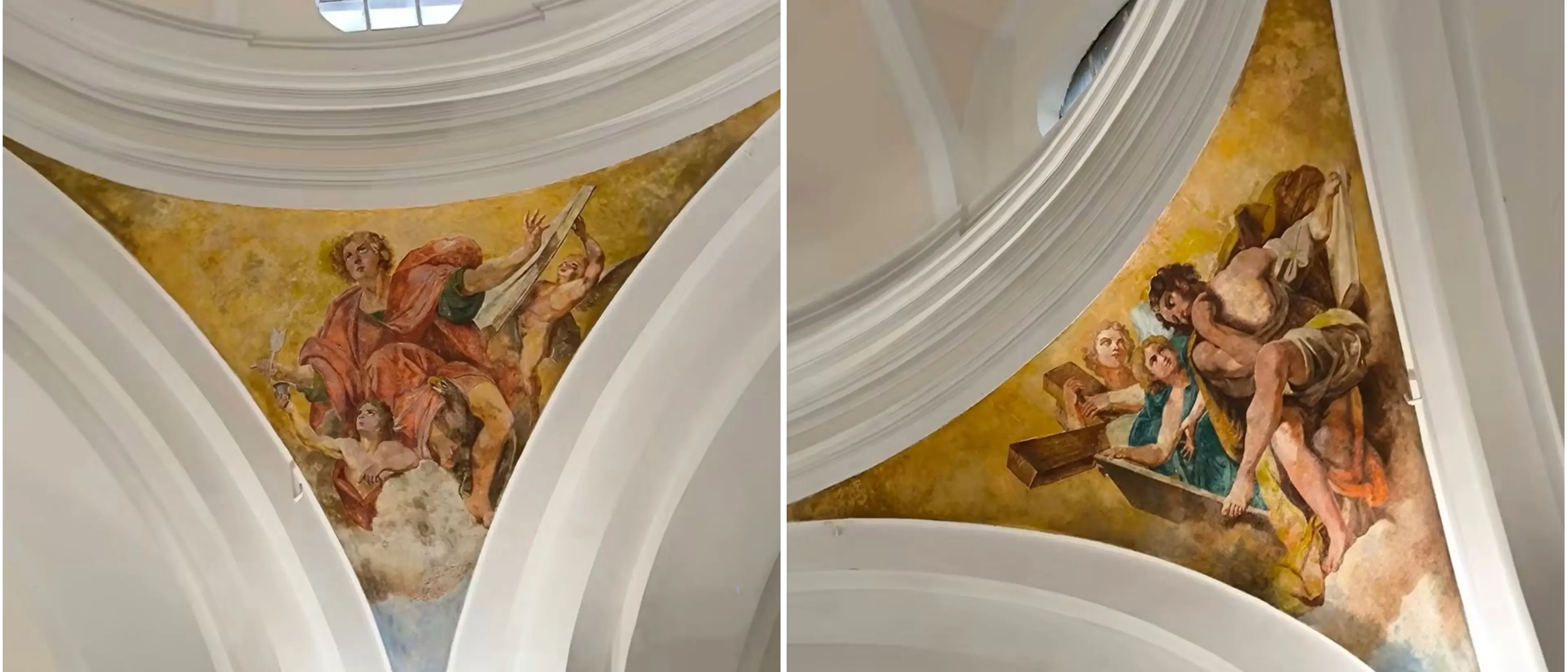 Maida, splendono nuovamente gli affreschi di Zimatore e Grillo nella Chiesa di Santa Maria Cattolica\n