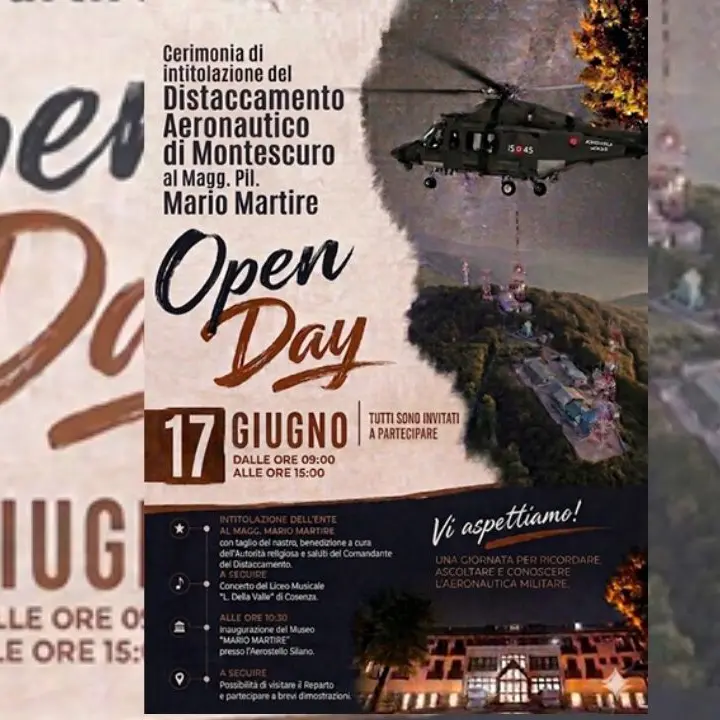 Il Distaccamento Aeronautico di Montescuro apre le porte: in Sila visite e museo aperti al pubblico\n