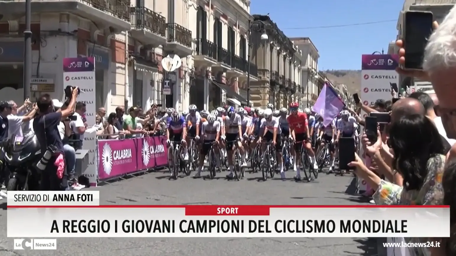 A Reggio i giovani campioni del ciclismo mondiale