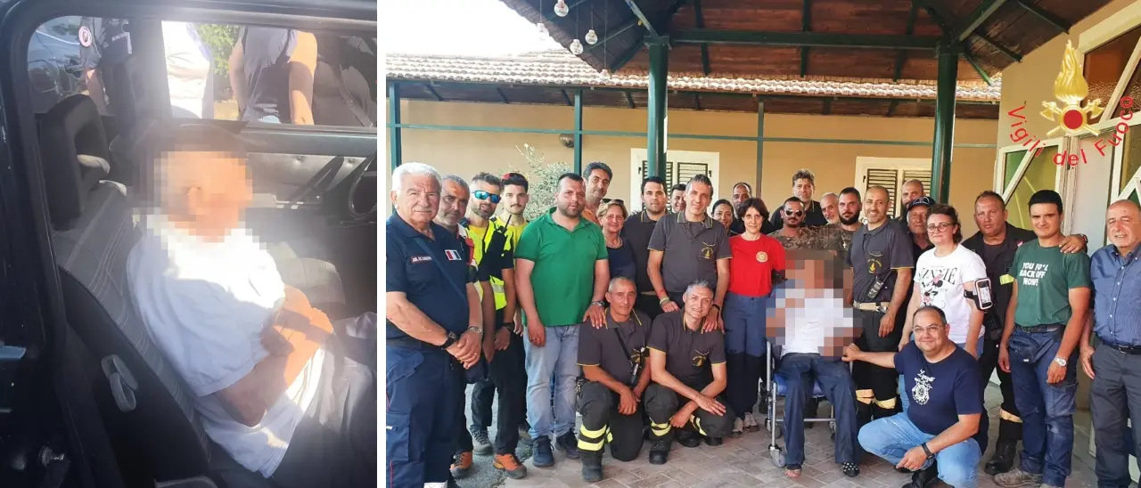 Ritrovato anziano scomparso a San Pietro Apostolo: era riverso a terra dopo una caduta\n