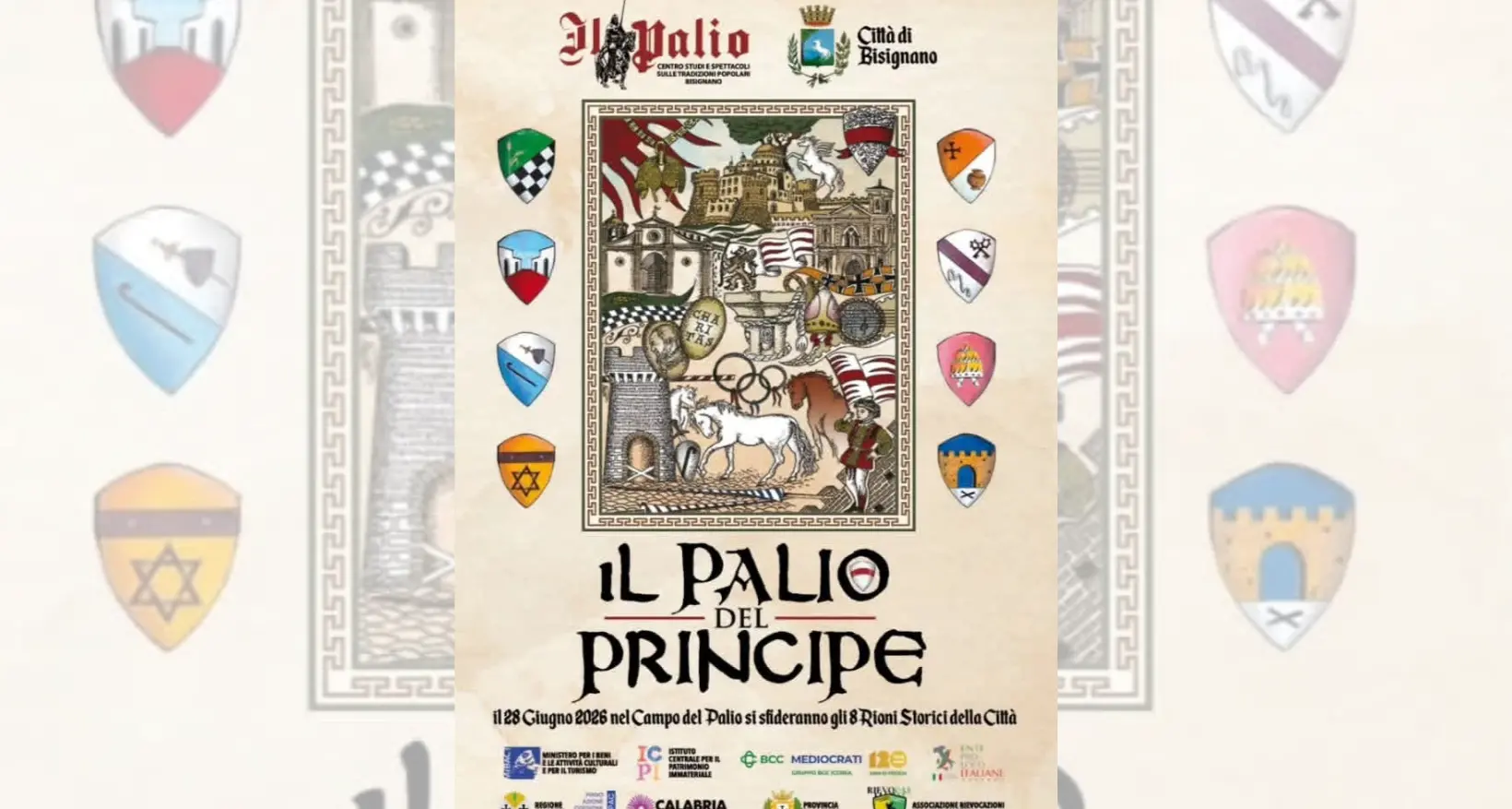 Otto rioni per una grande sfida, a Bisignano tutto pronto per il tradizionale\u00A0Palio del Principe\n