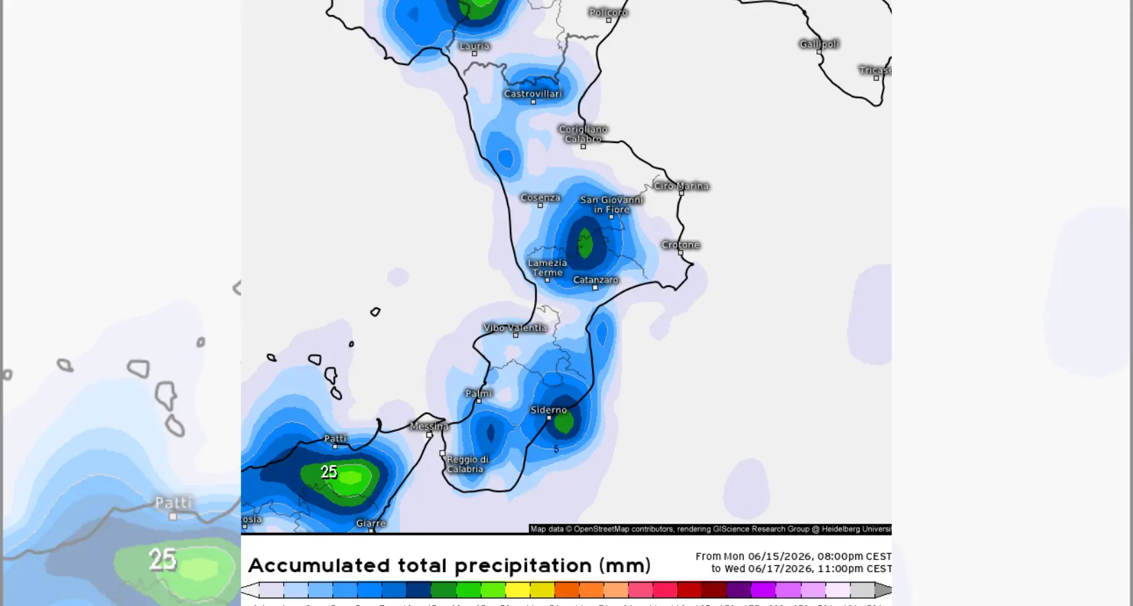 In arrivo aria più fresca e possibili piogge pomeridiane: per ora il caldo africano risparmia la Calabria\u00A0\n