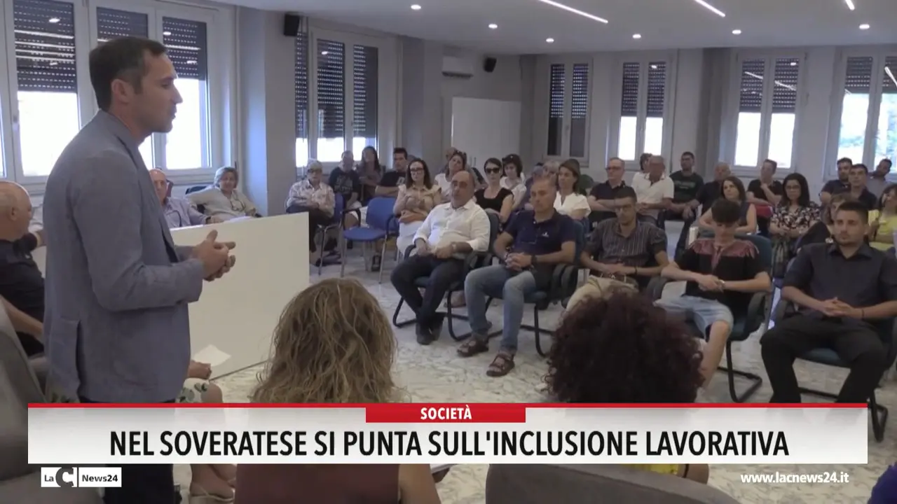 Nel soveratese si punta sull'inclusione lavorativa
