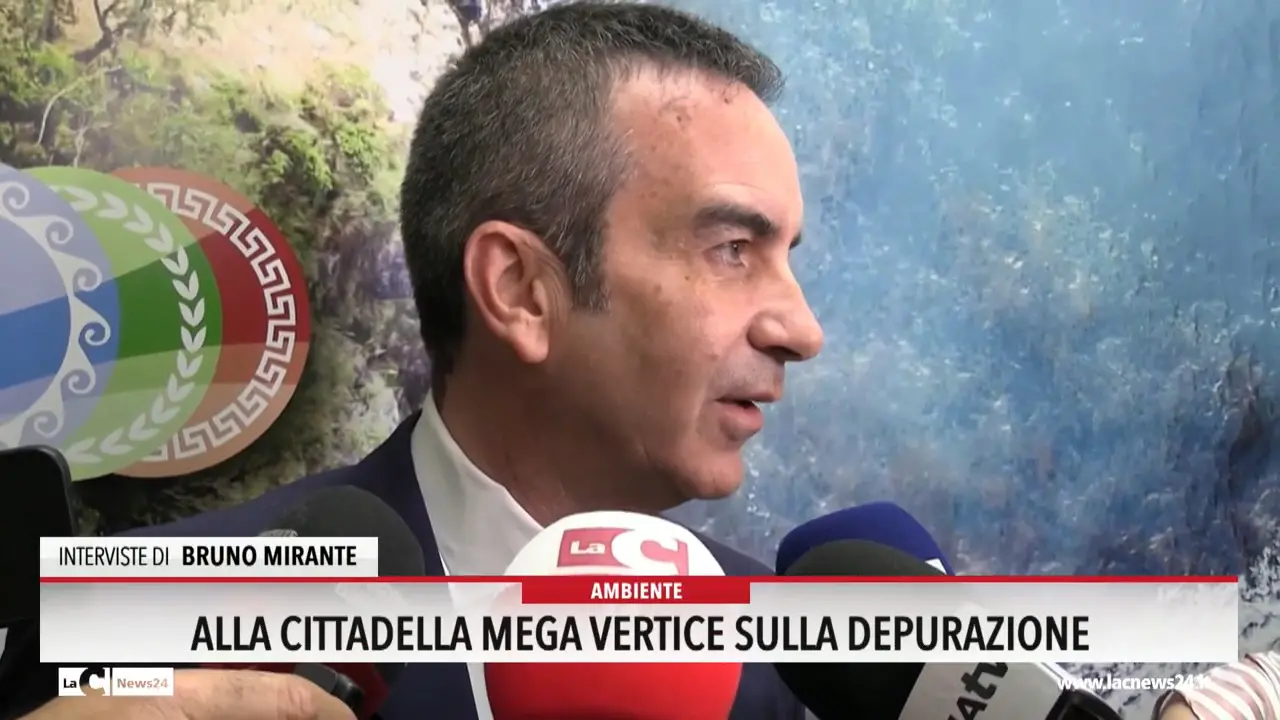 Alla Cittadella mega vertice sulla depurazione