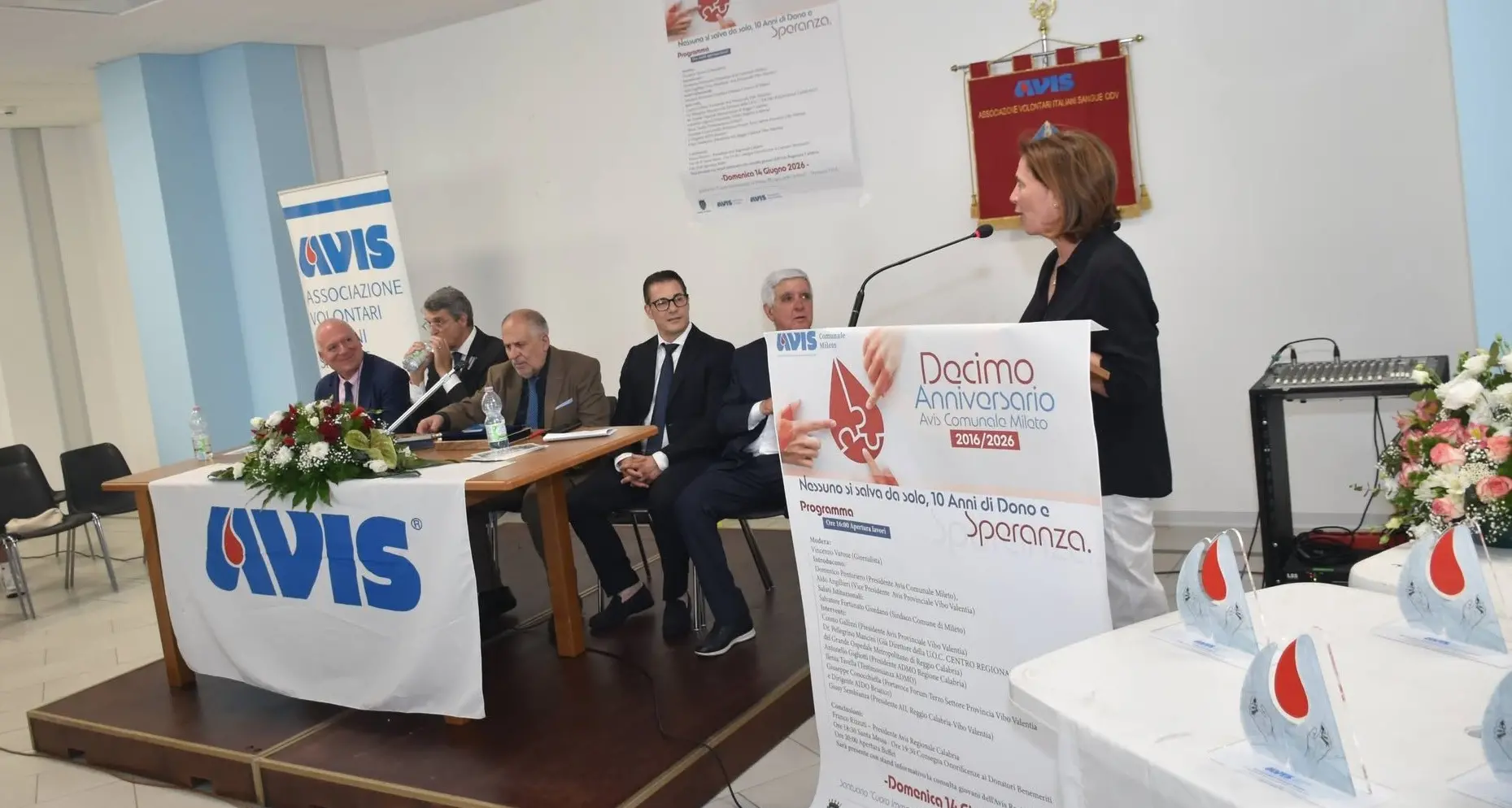 Mileto, alla Fondazione Natuzza orgoglio ed emozioni per la festa dei dieci anni dell'Avis comunale\u00A0\n