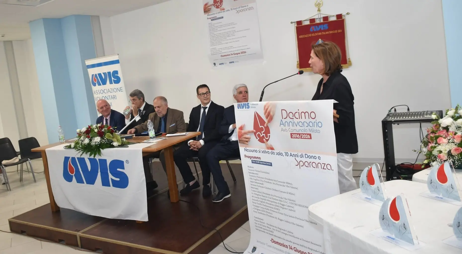 Mileto, alla Fondazione Natuzza orgoglio ed emozioni per la festa dei dieci anni dell'Avis comunale\u00A0\n