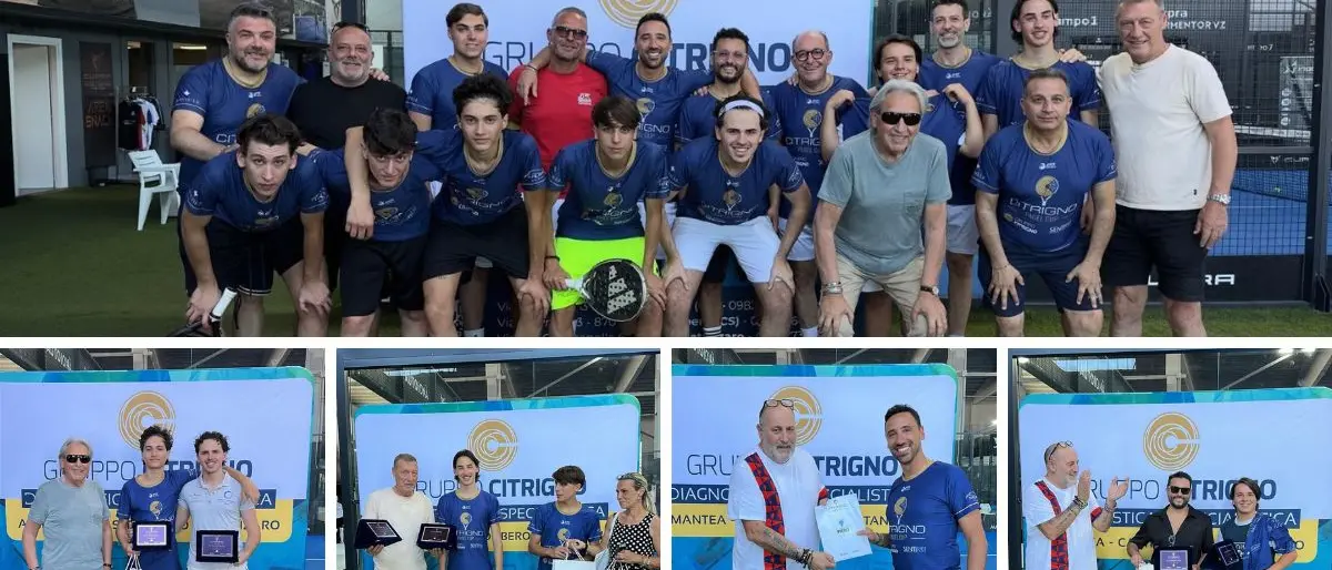 Citrigno Padel Cup, sport e solidarietà nella prima edizione del torneo\n