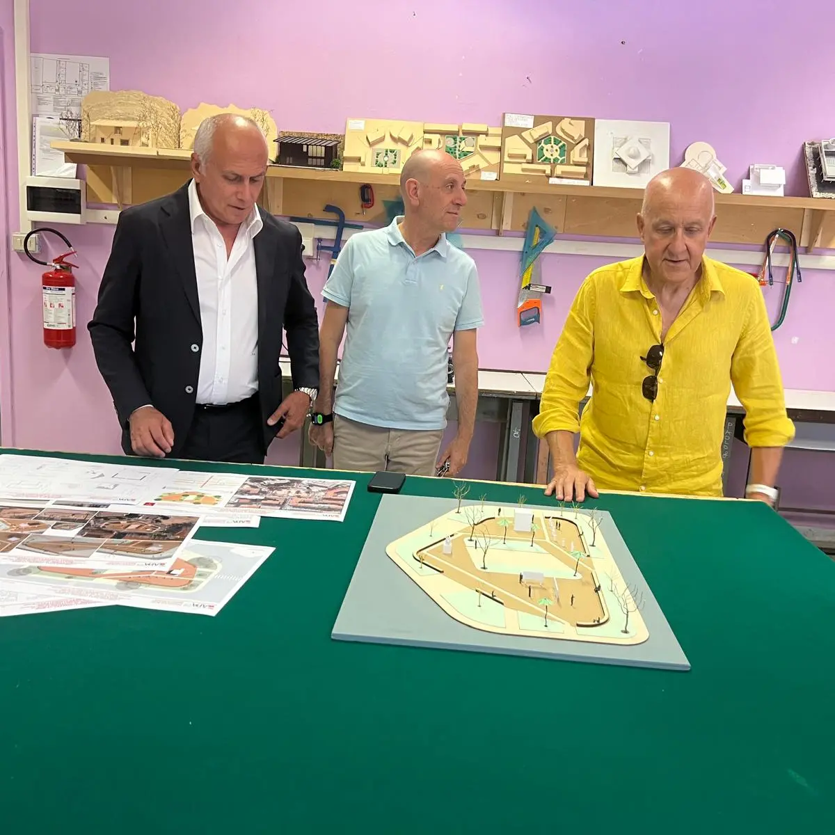 Piazza Amendola, gli studenti del Della Valle firmano il progetto di valorizzazione\n