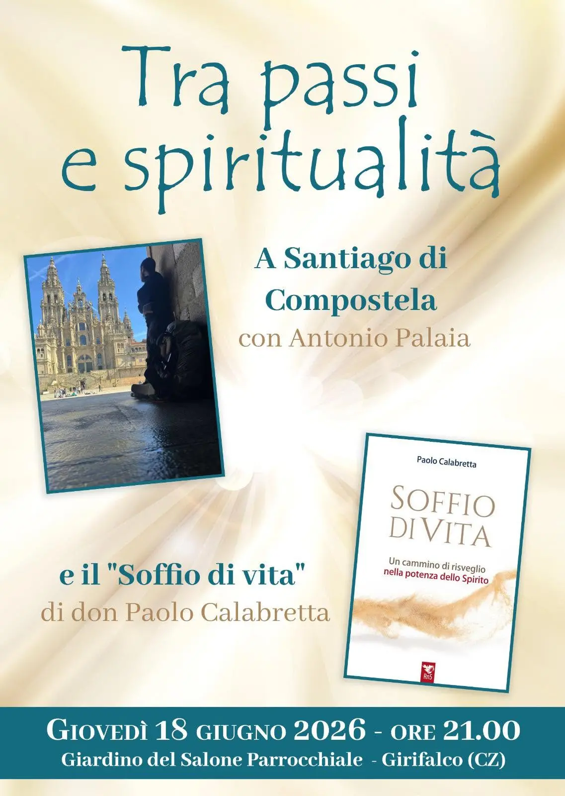 “Tra passi e spiritualità”: a Girifalco una serata dedicata al cammino interiore e alla fede\n