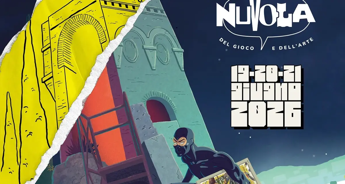 Nuvola Comics 2026: a Catanzaro arriva Diabolik per rubare un’opera di Rotella