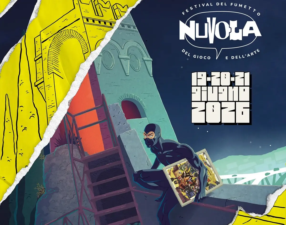 Nuvola Comics 2026: a Catanzaro arriva Diabolik per rubare un’opera di Rotella