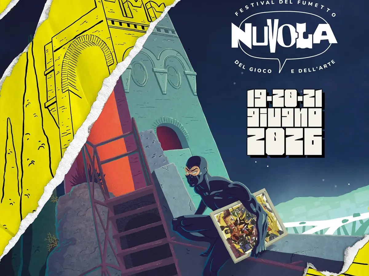 Nuvola Comics 2026: a Catanzaro arriva Diabolik per rubare un’opera di Rotella