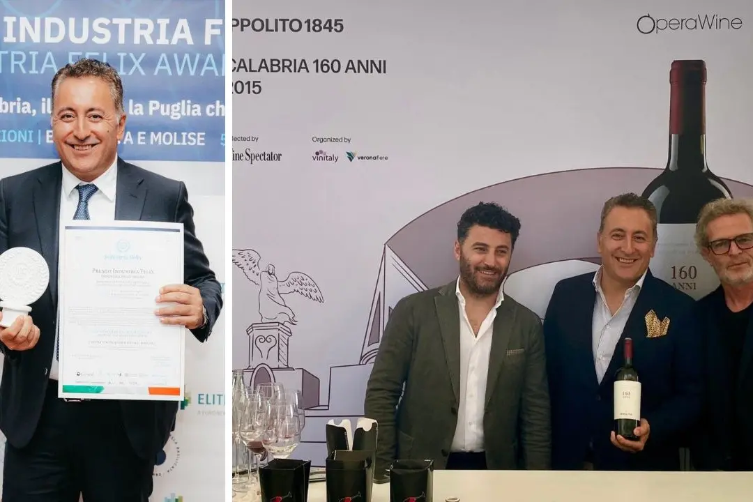 Premio Industria Felix, Ippolito1845 di Cirò Marina migliore impresa vitivinicola della Calabria\n